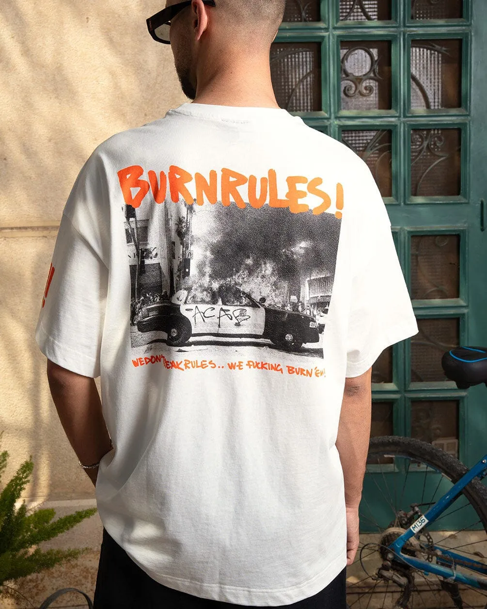 Burn Rules Oversized Tee