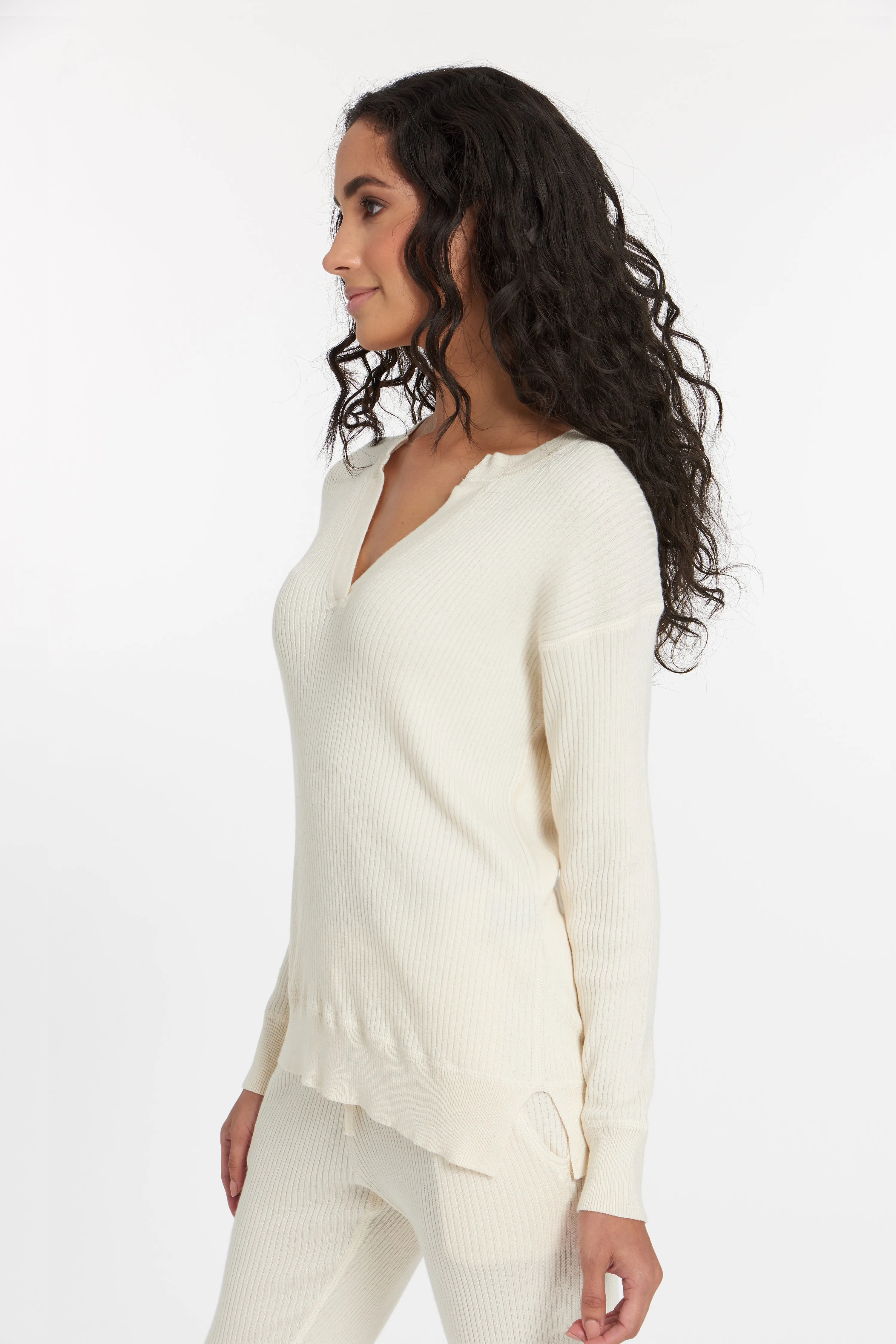 Cabo Split Neck Top