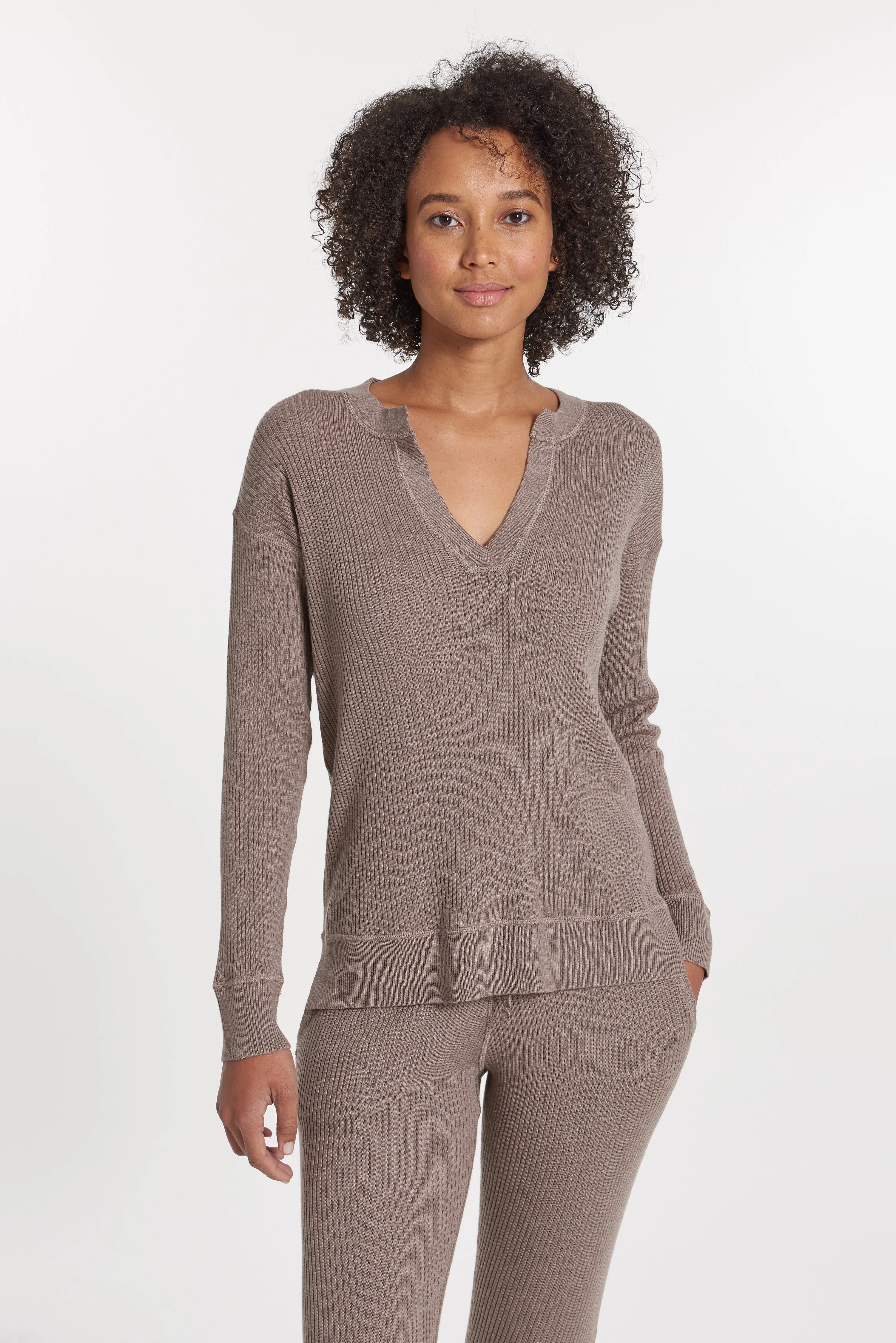 Cabo Split Neck Top