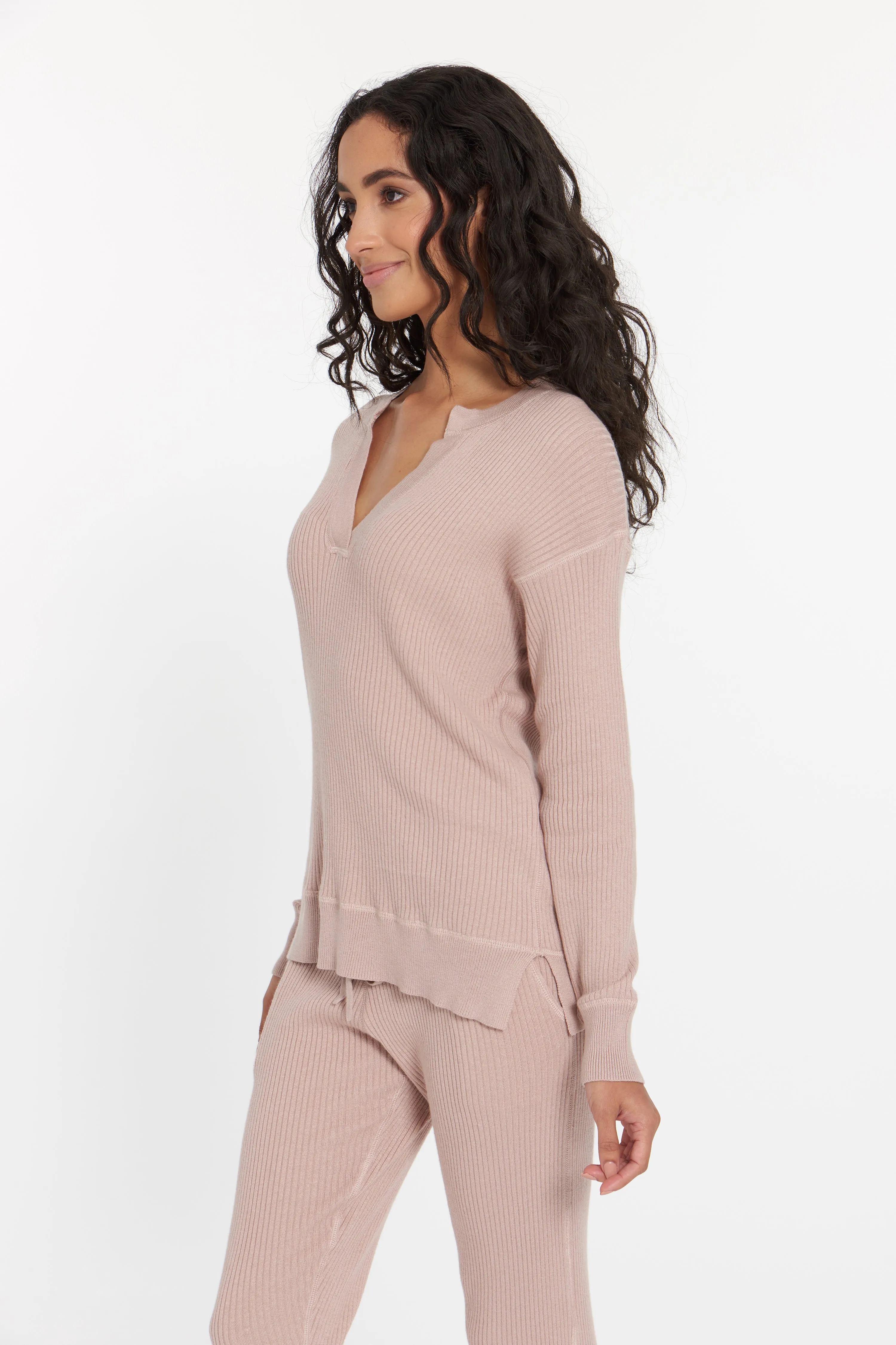 Cabo Split Neck Top