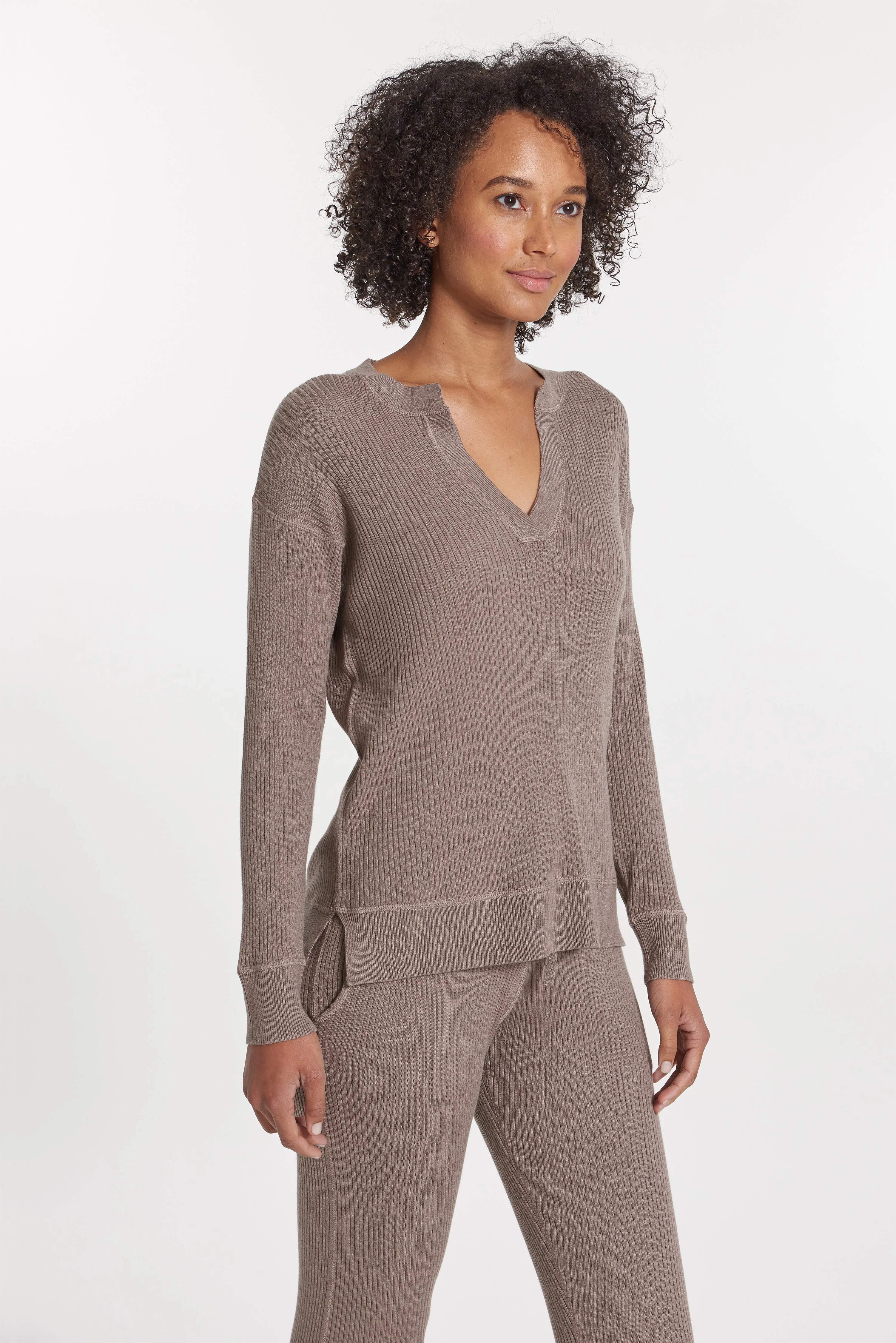 Cabo Split Neck Top