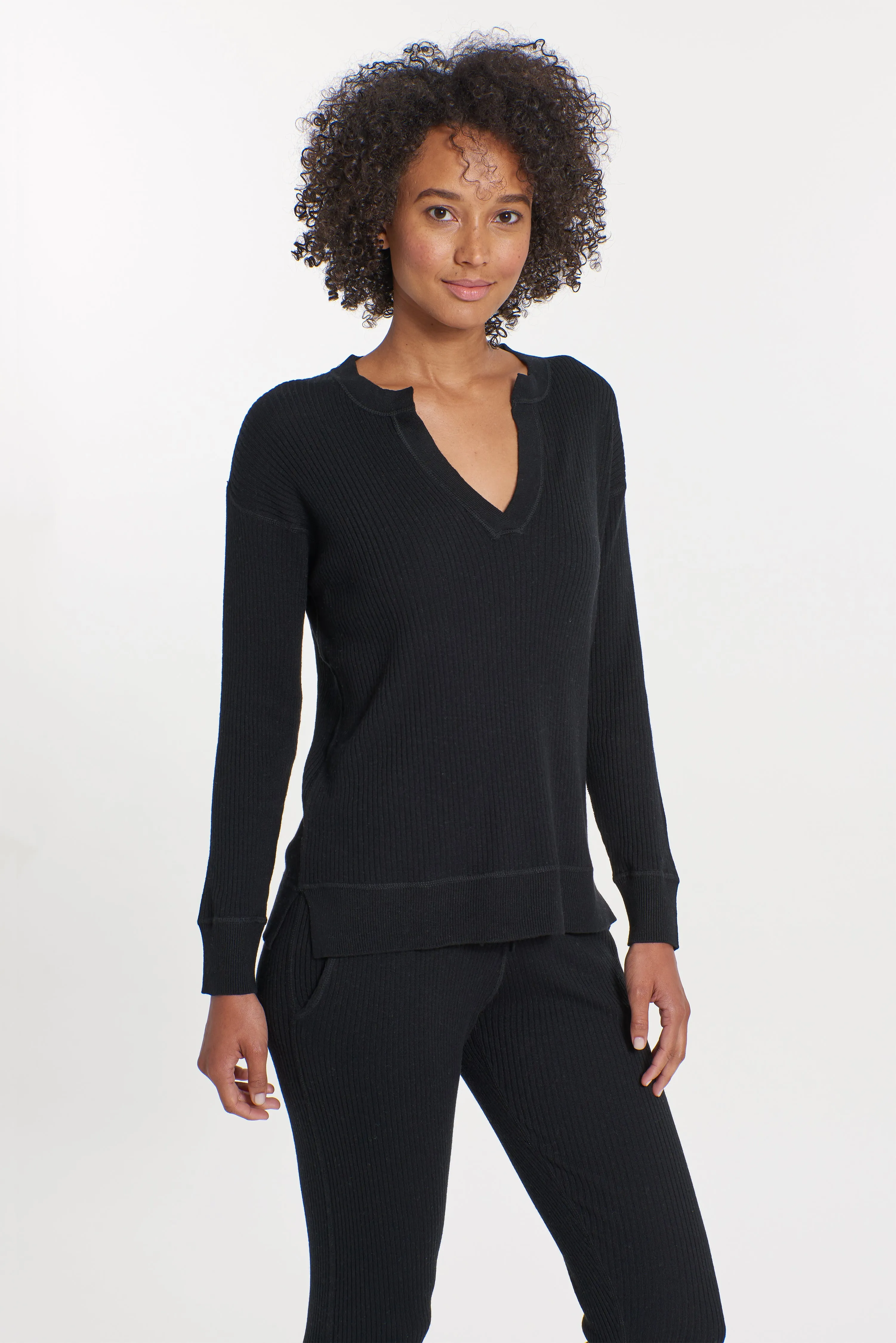 Cabo Split Neck Top