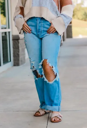 Call Your Dad- Super High Rise Dad Jeans