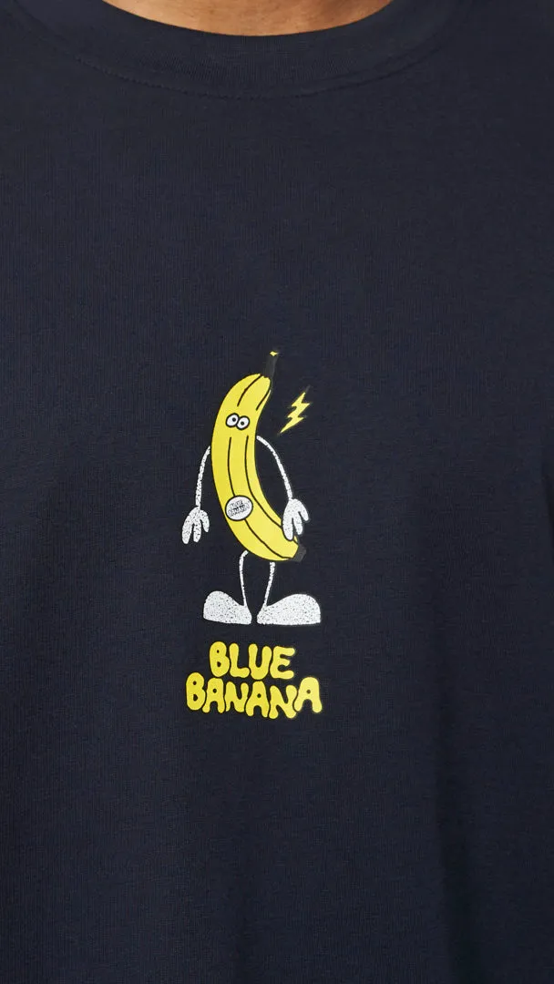 CAMISETA BANANA AZUL MARINO