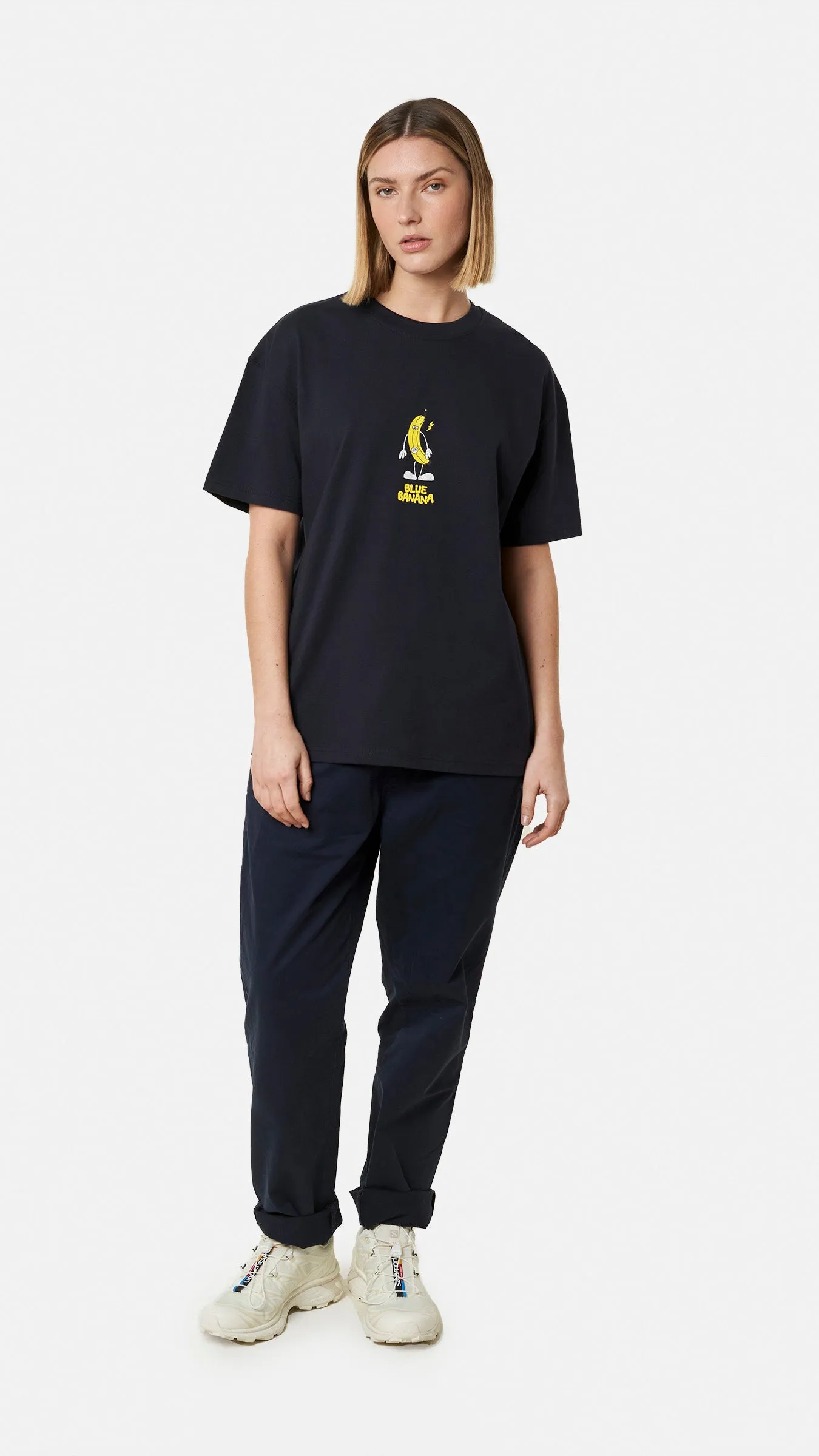 CAMISETA BANANA AZUL MARINO
