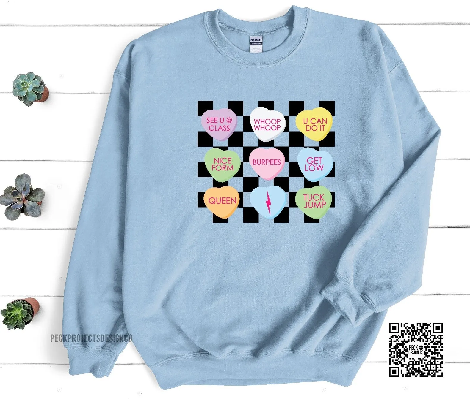 Candy Heart Queen Crew Sweatshirt