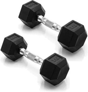 CAP Barbell 10 lb. Coated Dumbbell Weight | Multiple Options Pairs & Sets