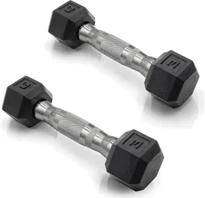 CAP Barbell 3 lb. Coated Dumbbell Weight | Multiple Options Pairs & Sets