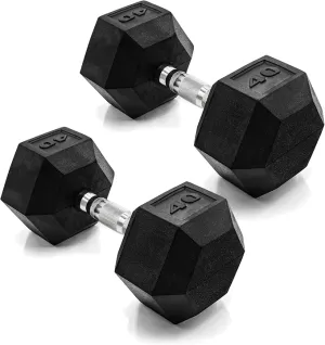 CAP Barbell 40 lb. Coated Dumbbell Weight | Multiple Options Pairs & Sets