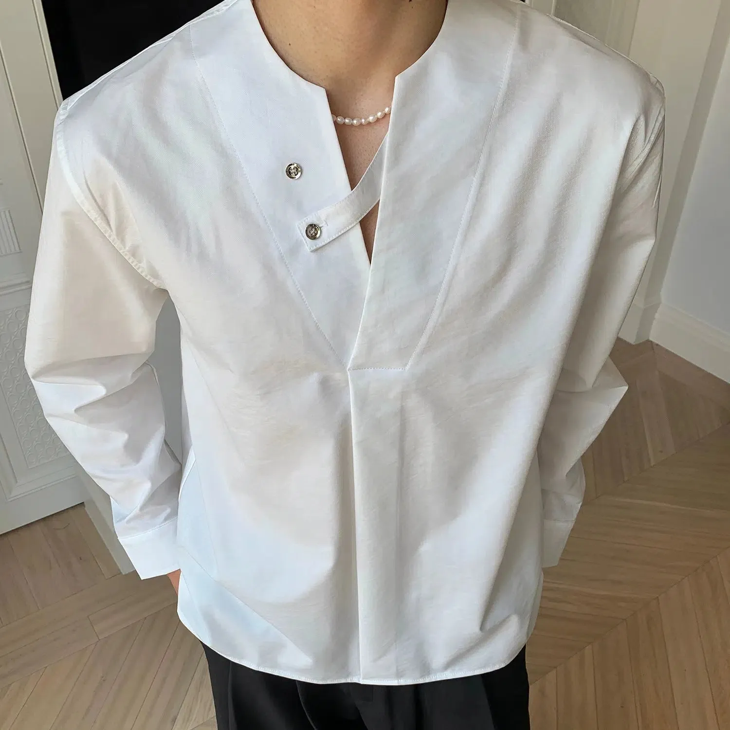 Casual Button-Up Long Sleeve Shirt