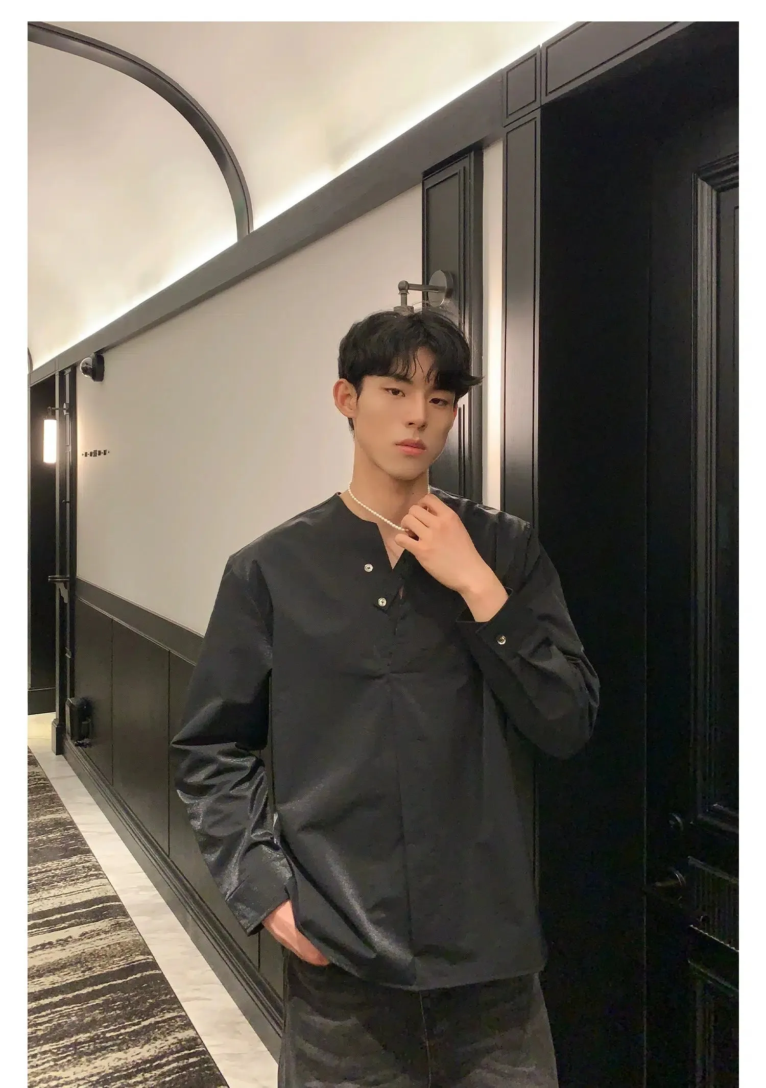 Casual Button-Up Long Sleeve Shirt