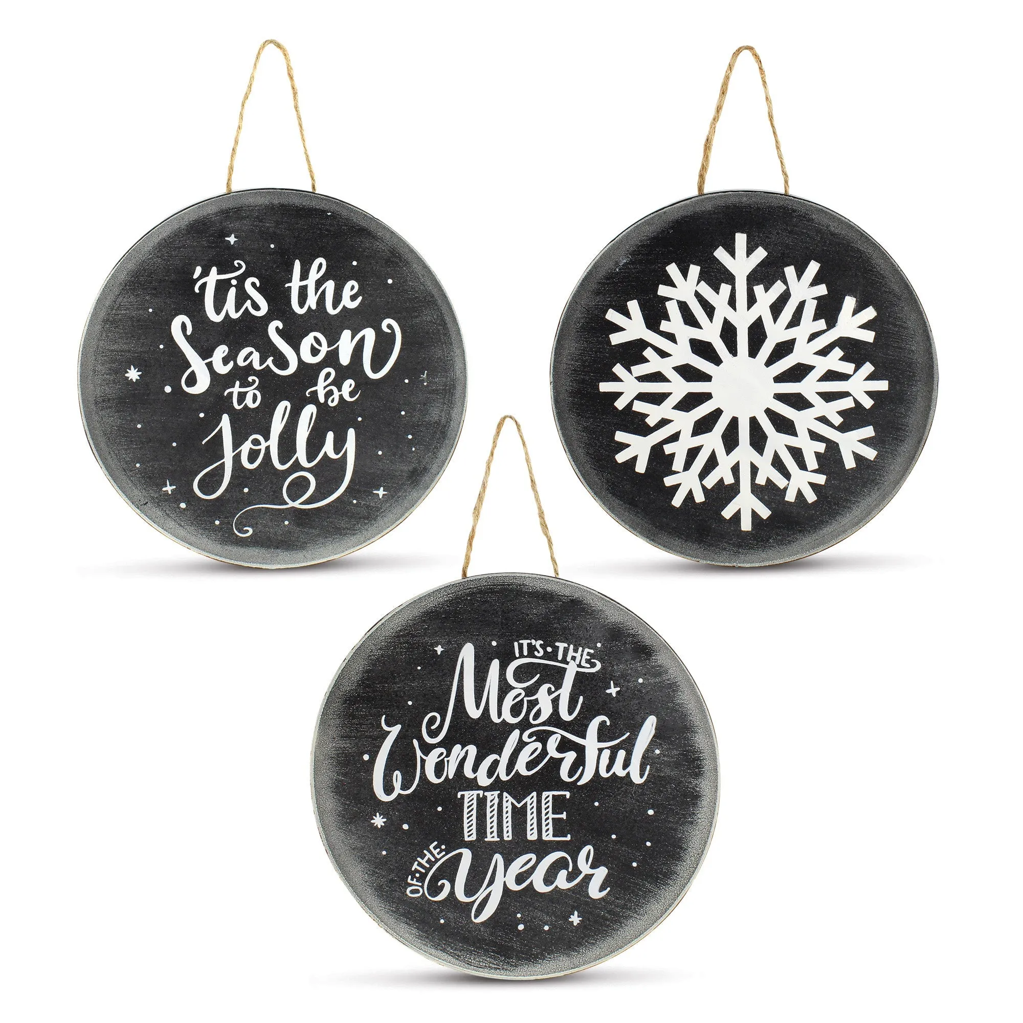 Chalkboard Sign Ornaments (Case of 12 Sets)