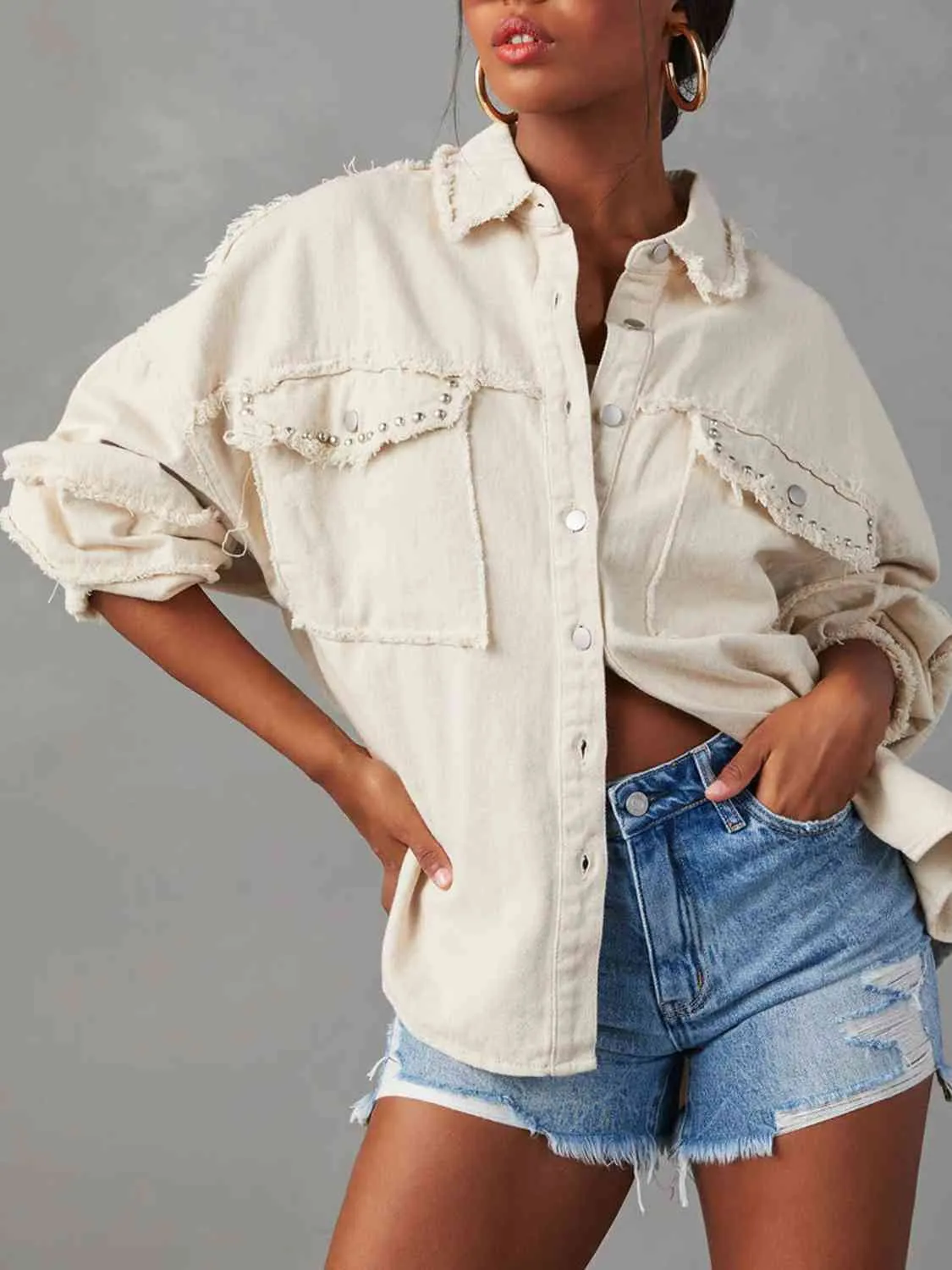 ChicHustle Button-Down Denim