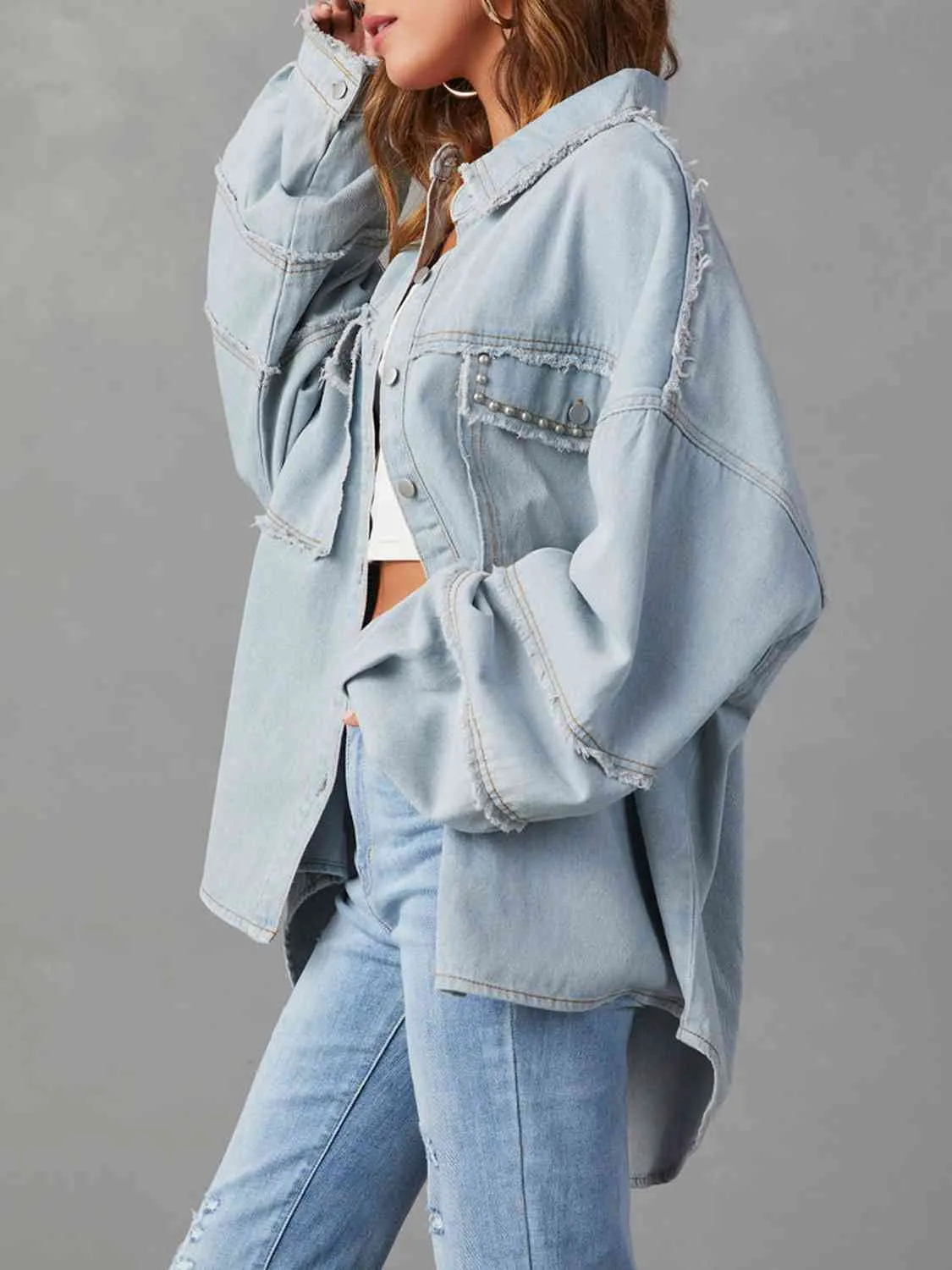 ChicHustle Button-Down Denim