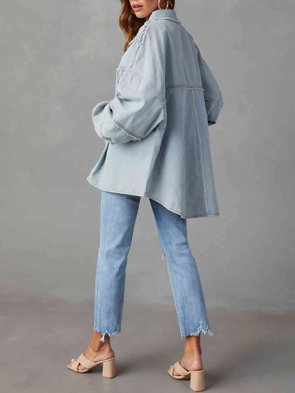 ChicHustle Button-Down Denim