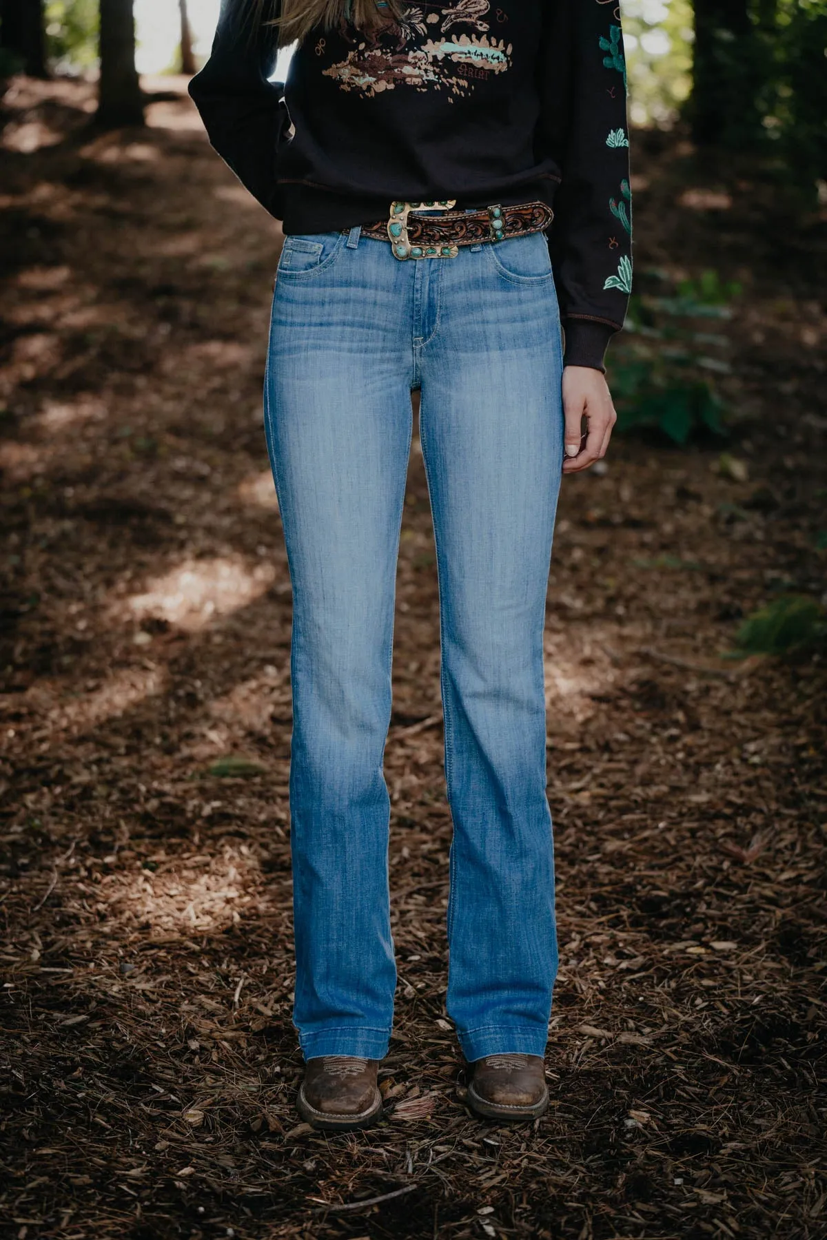 'Clair’ High Rise Slim Trouser Jean by Ariat (24-34)