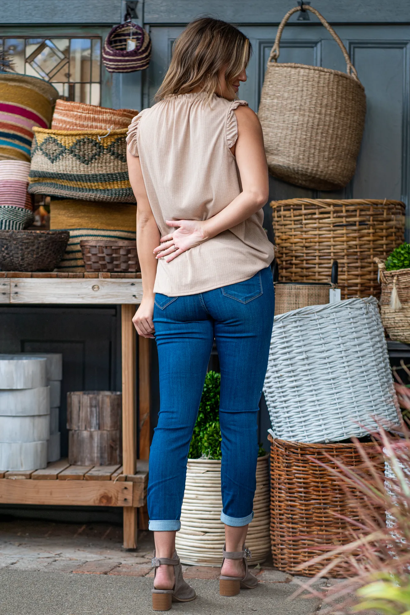Claremont Mid Rise Pull On Skinny