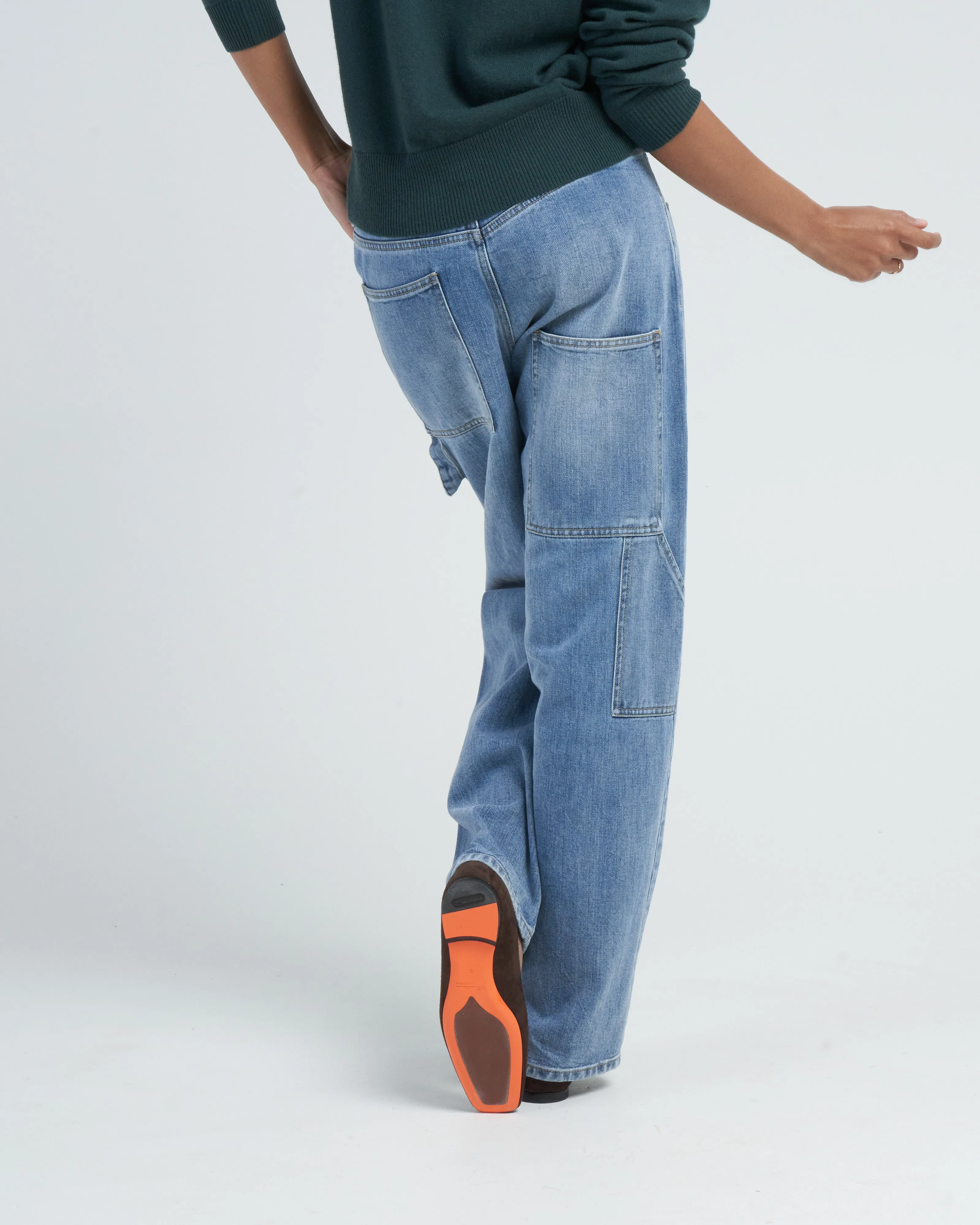 classic wash denim sam jean - classic blue