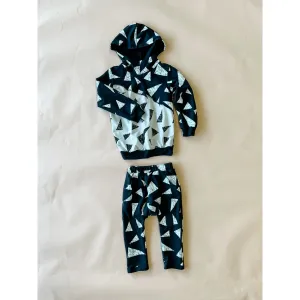 Colin-Triangle Baby set | Black
