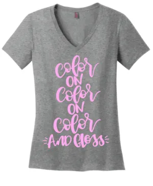 Color on Color on Color and Gloss Lipsense Boss Shirt or Tank