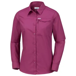 Columbia Silver Ridge 2.0 Long Sleeve Womens Shirt Wine Berry