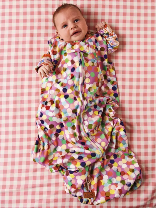 Confetti Pink Sleep Bag - 1.0 TOG