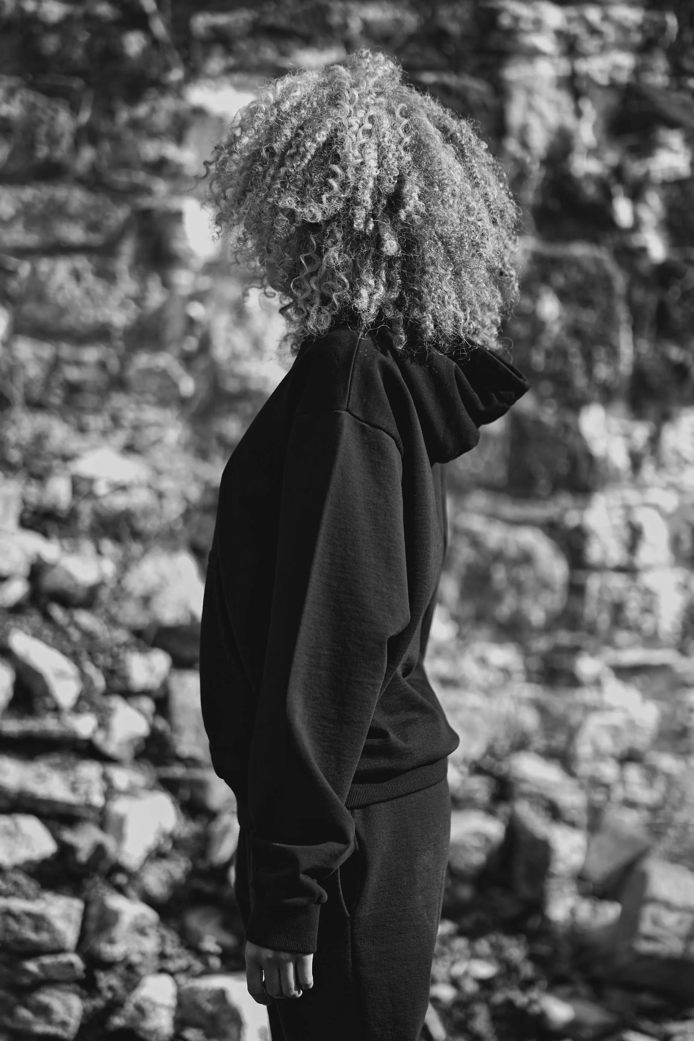 Core Oversized Hoodie in Black