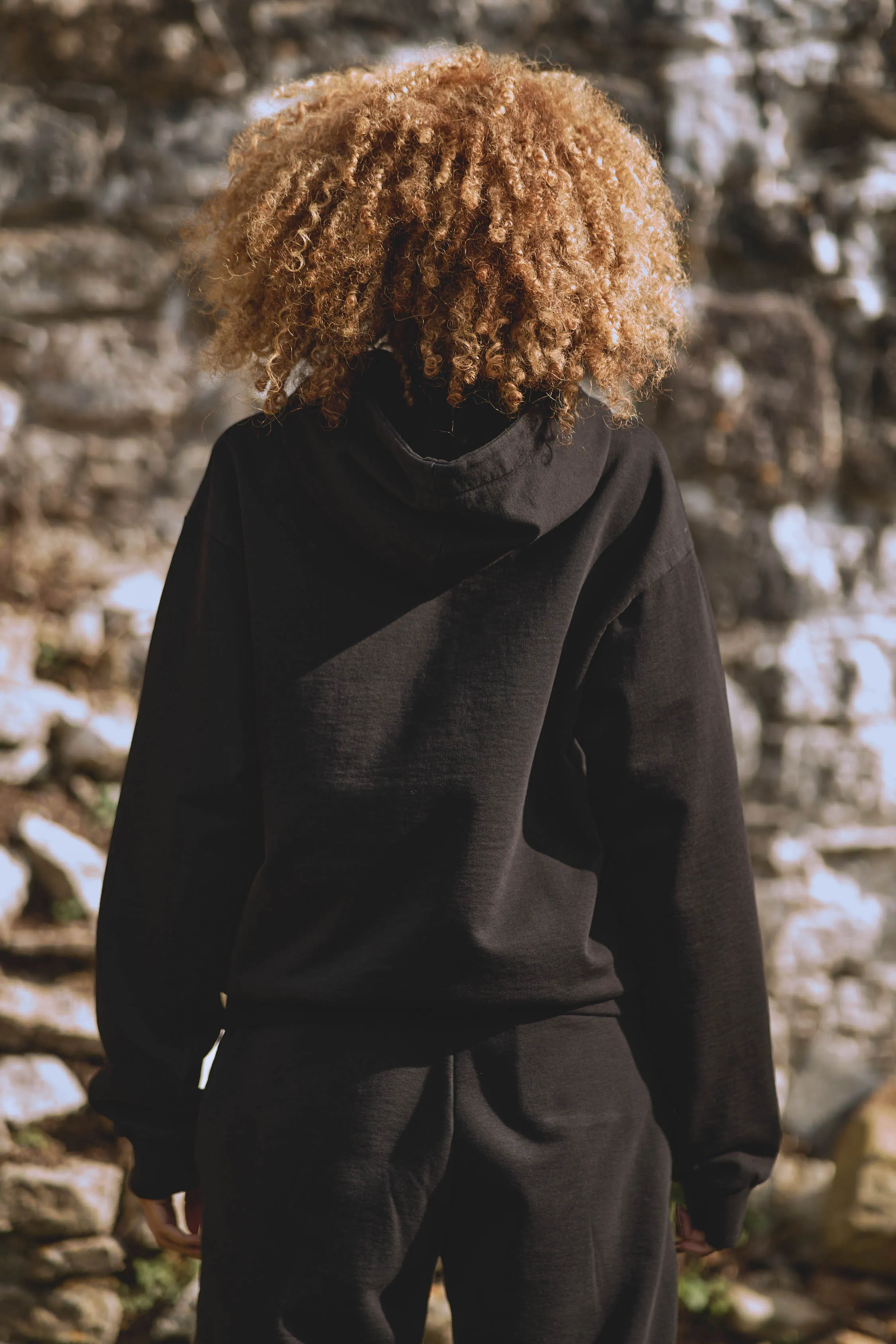 Core Oversized Hoodie in Black
