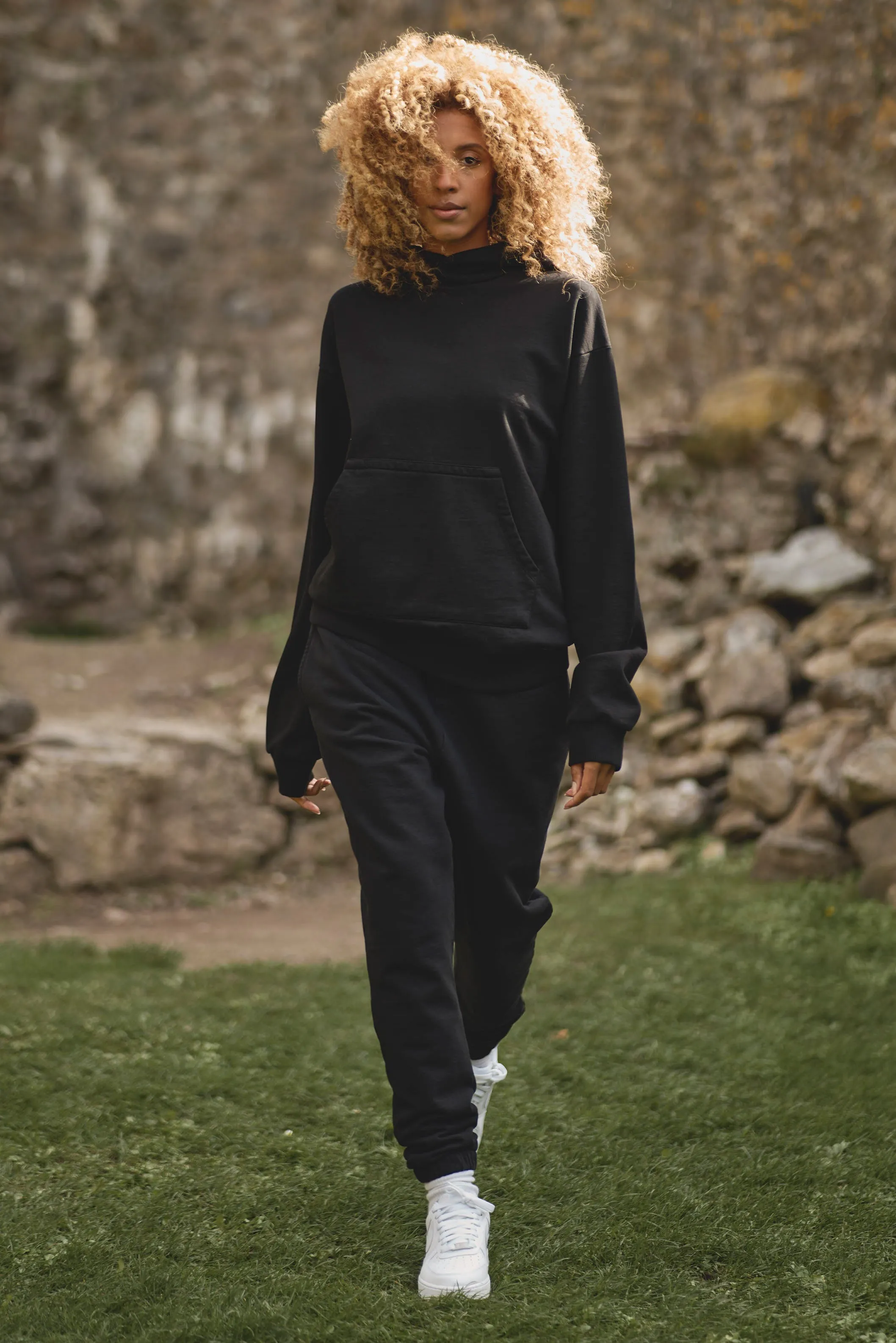 Core Oversized Hoodie in Black