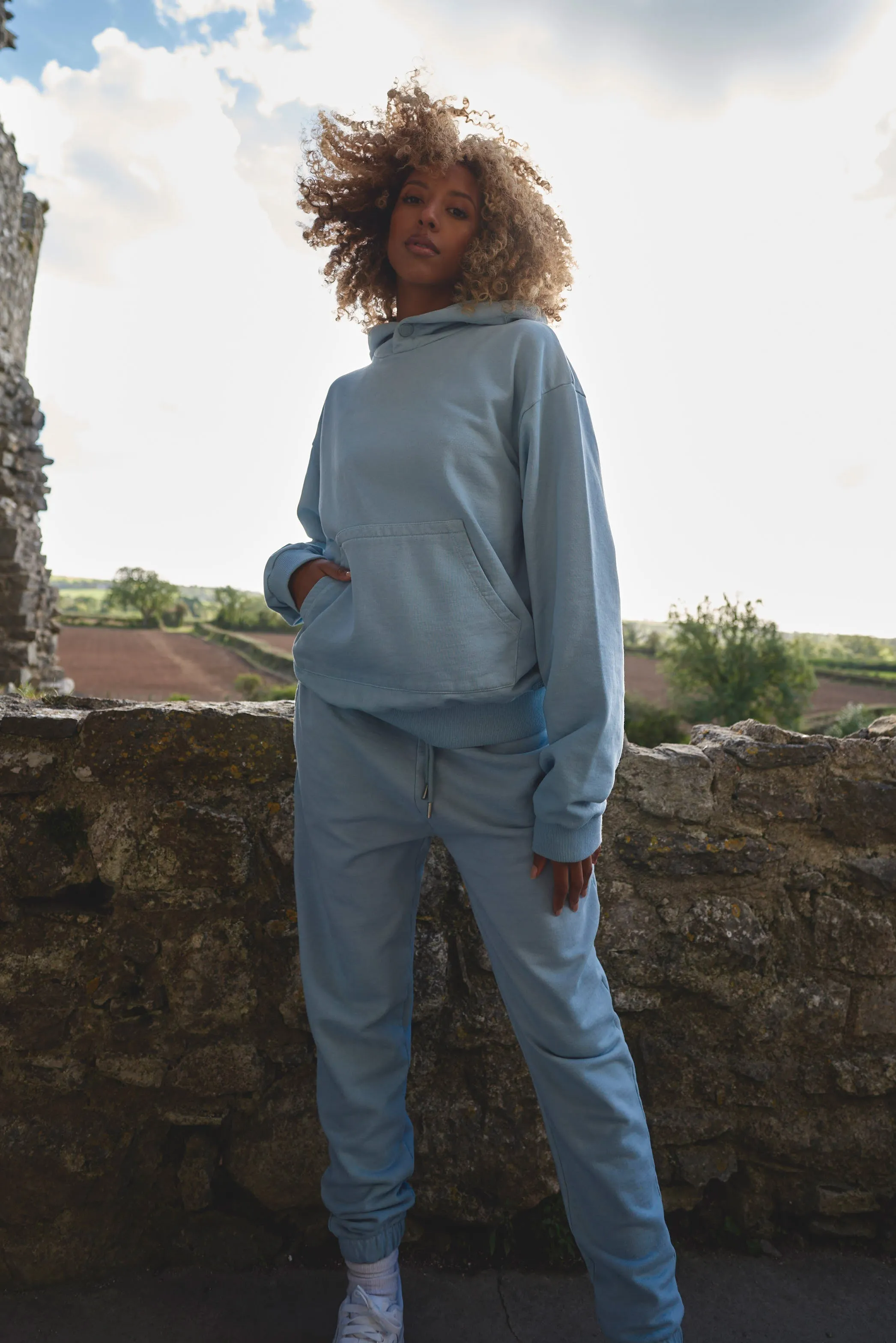 Core Oversized Hoodie in Blue