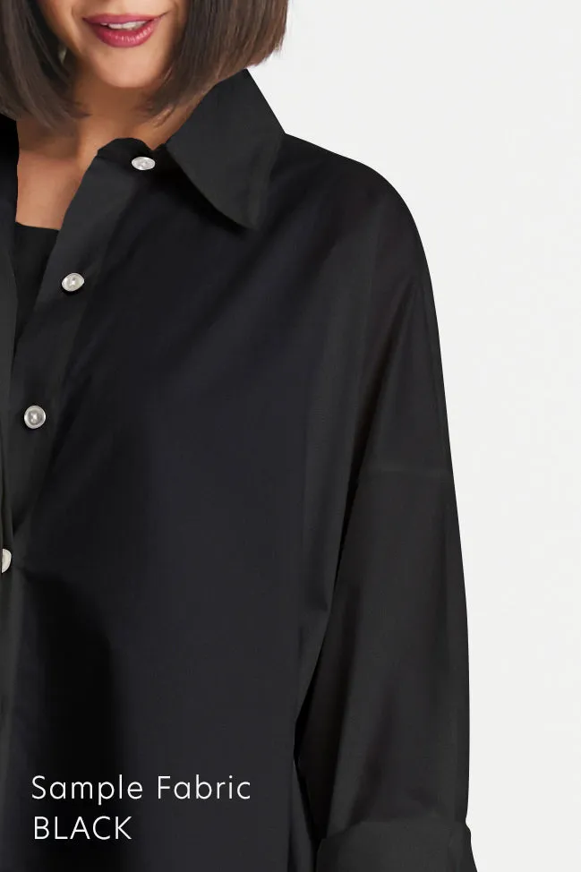 Cotton Raglan Stripe Shirt