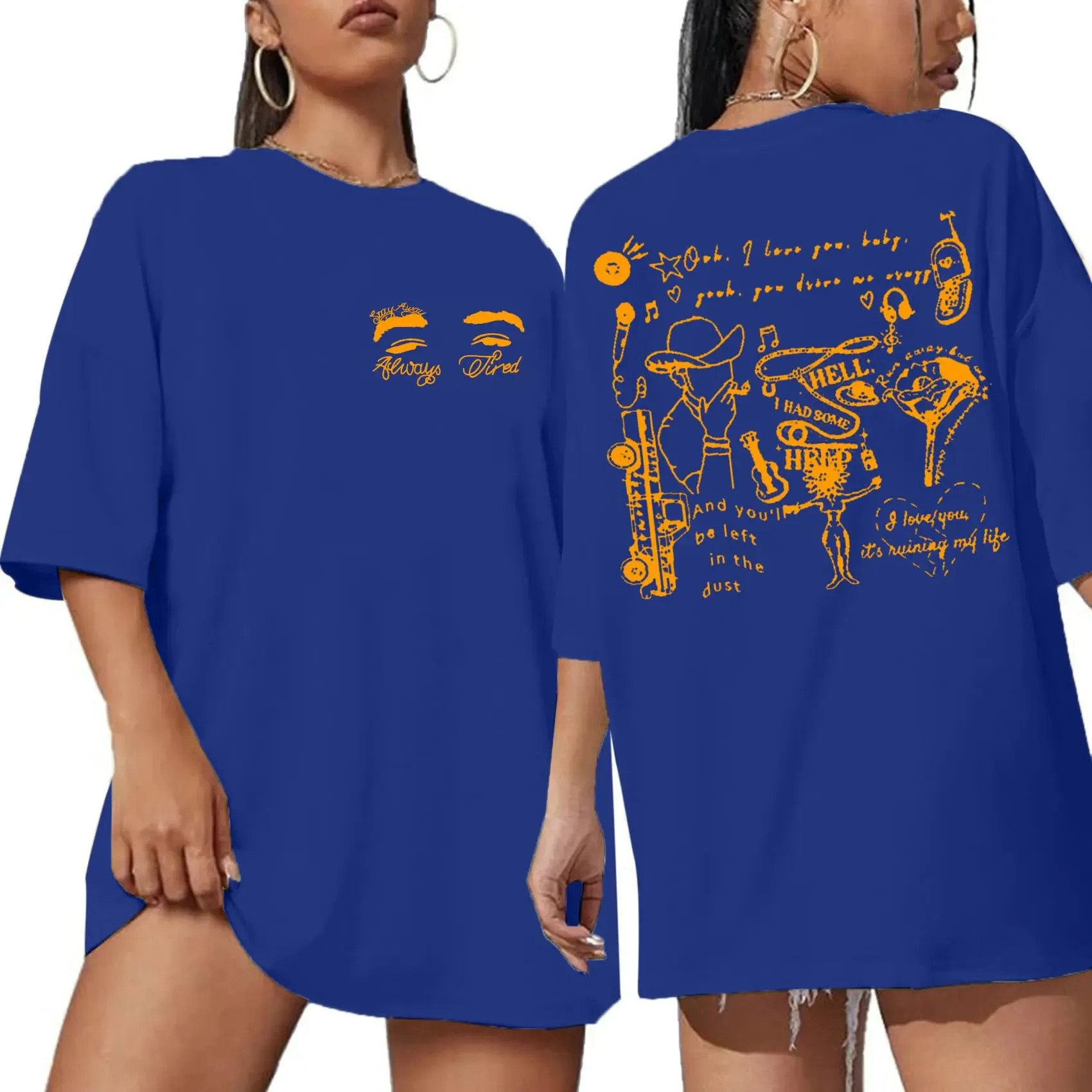 Country Music Shirt Women Oversized