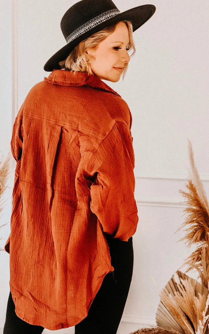 Cozy Cotton Button Up