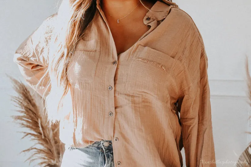 Cozy Cotton Button Up