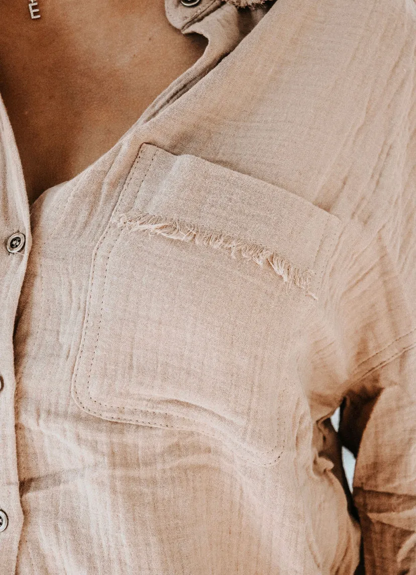 Cozy Cotton Button Up