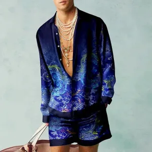 Creativity Shirt Sets - 3D Printed Men's Casual Fashion Suits