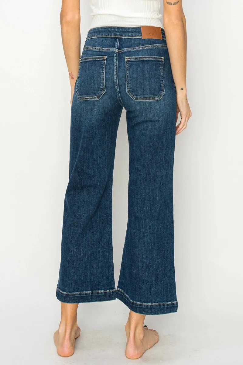 Crop Palazzo Jeans