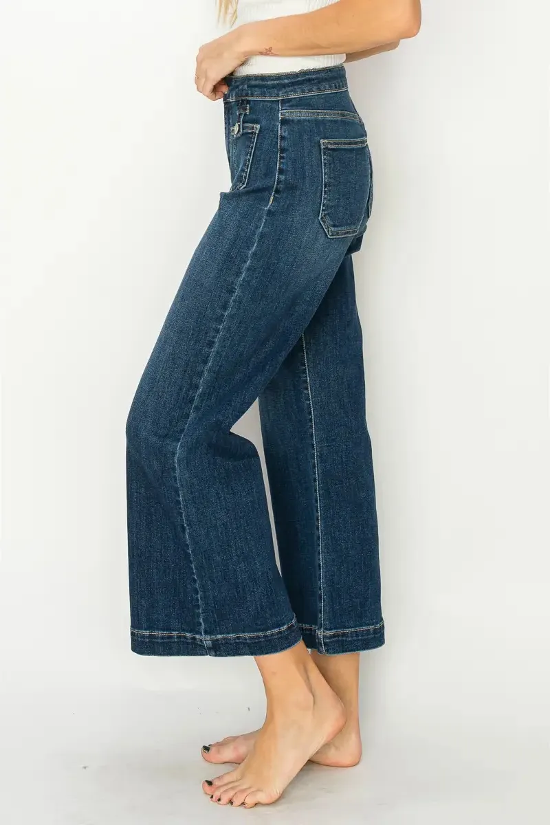 Crop Palazzo Jeans