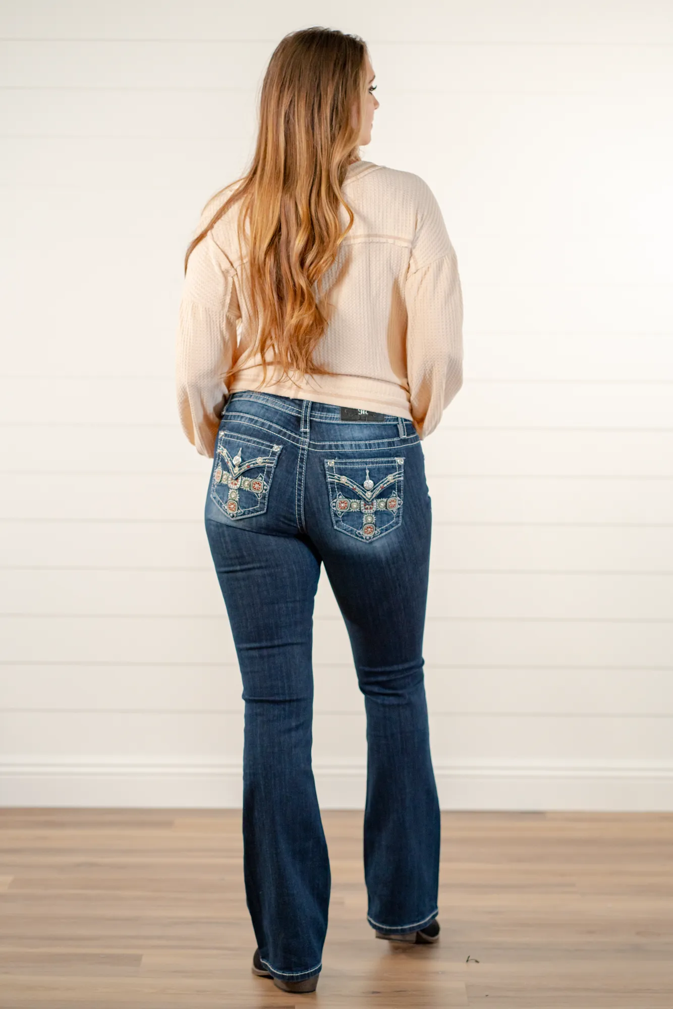Cross Chloe Mid Rise Boot Cut