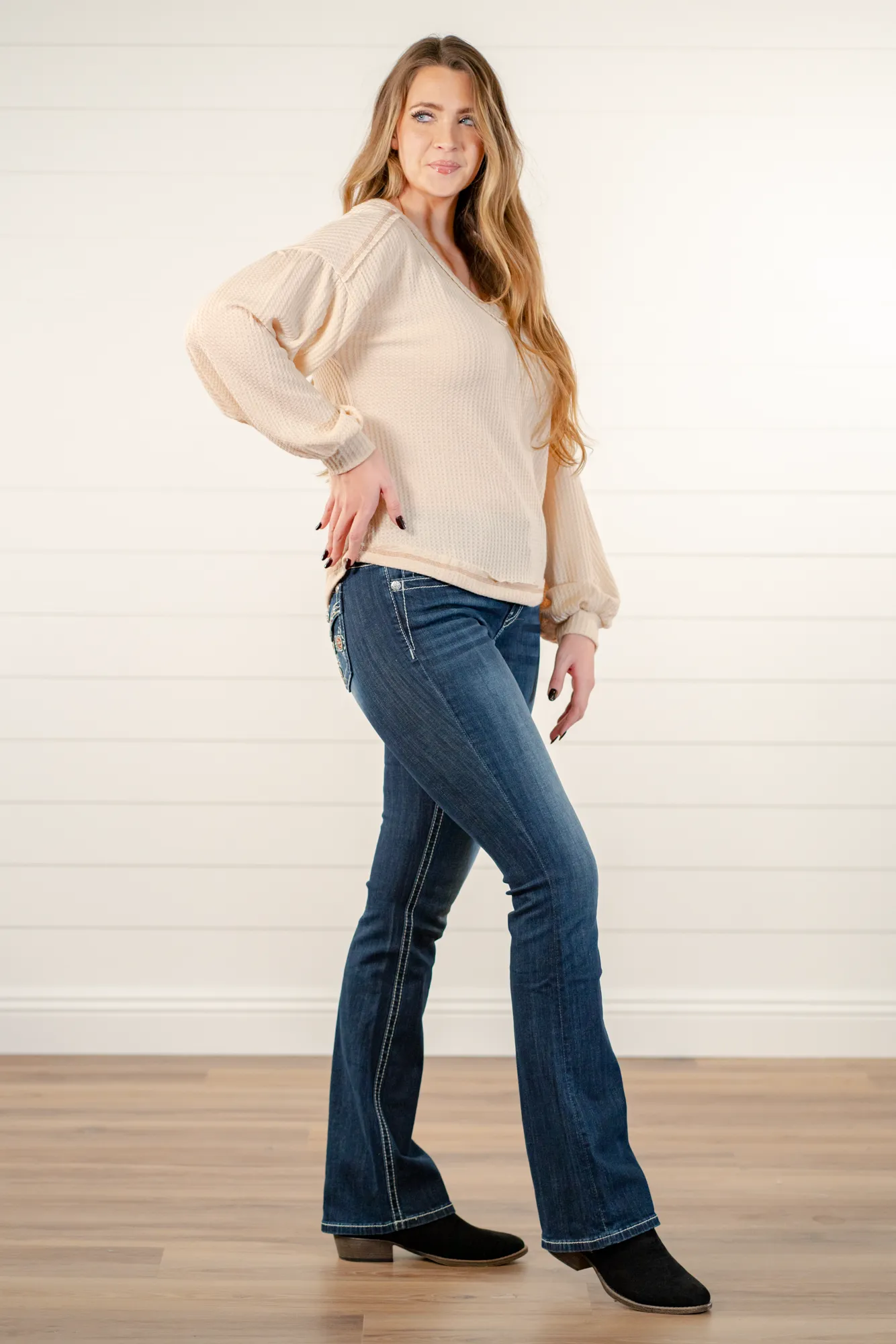 Cross Chloe Mid Rise Boot Cut