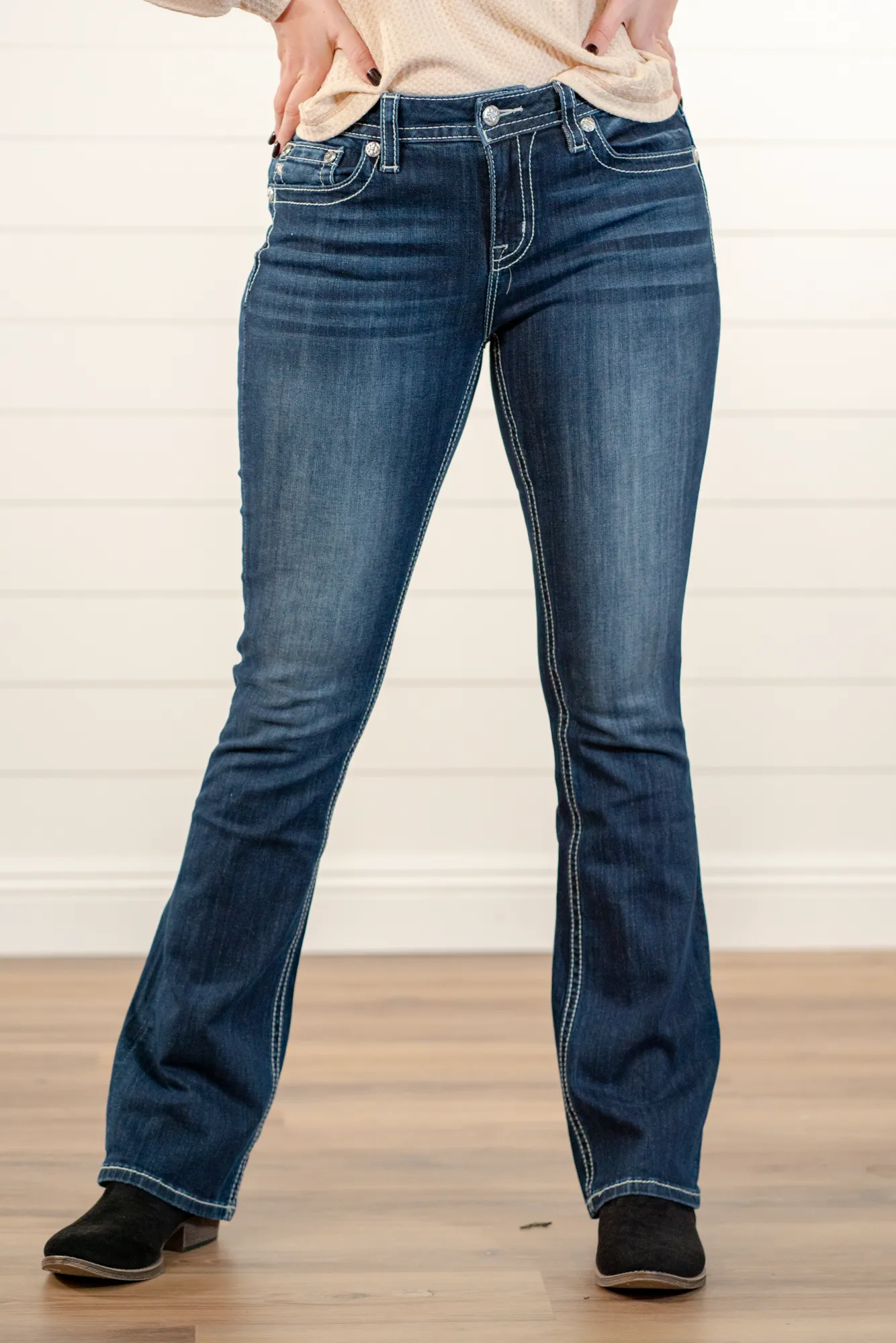 Cross Chloe Mid Rise Boot Cut