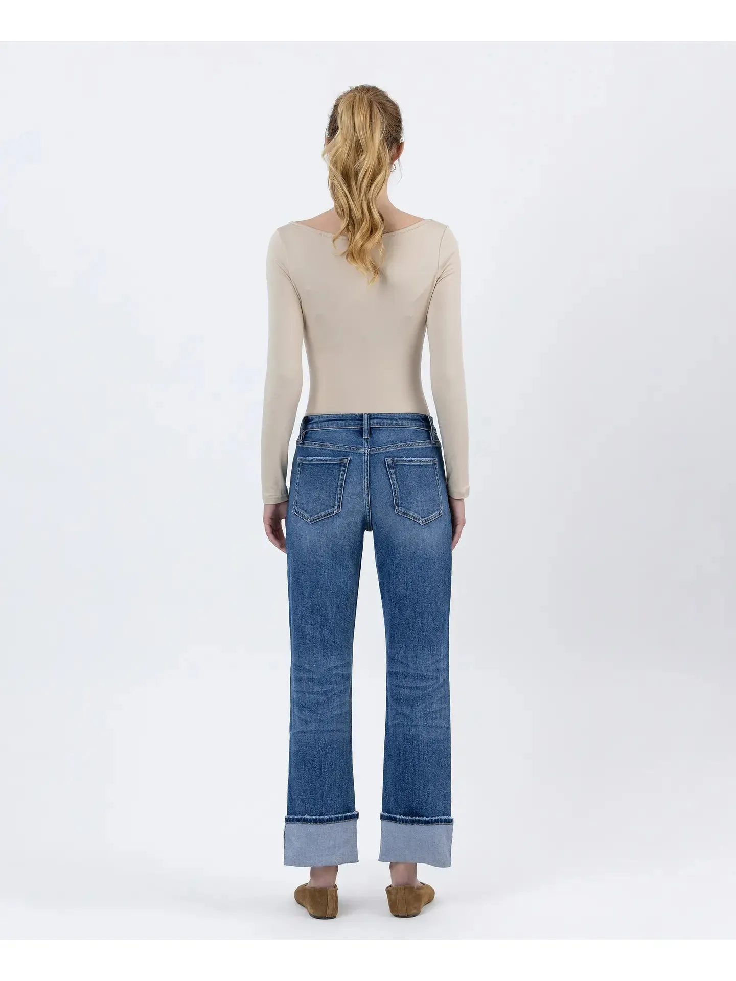 Cuffed Denim 28" inseam