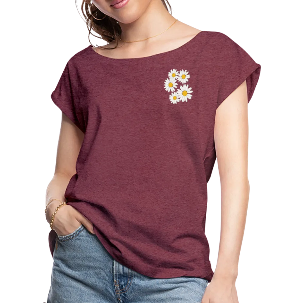 Daisy Women's Roll Cuff T-Shirt
