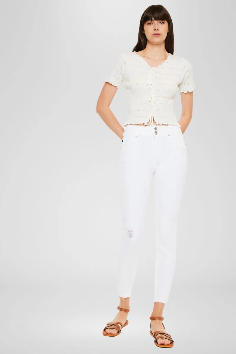 Danica High Rise Ankle Skinny Jeans