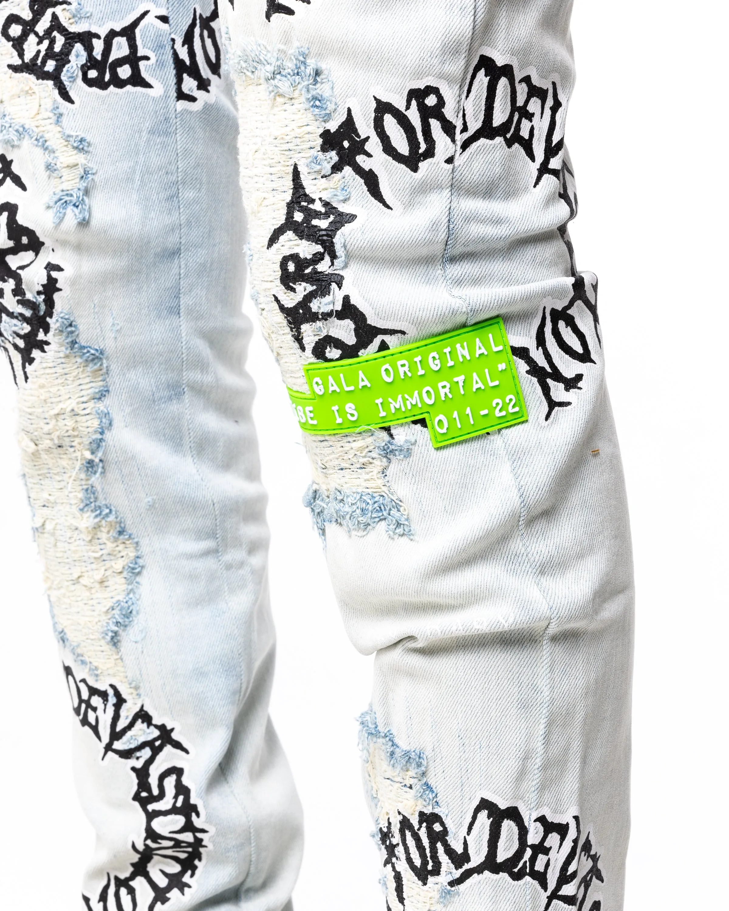 DEVASTATION DENIM (CLOUD WASH/BLACK)