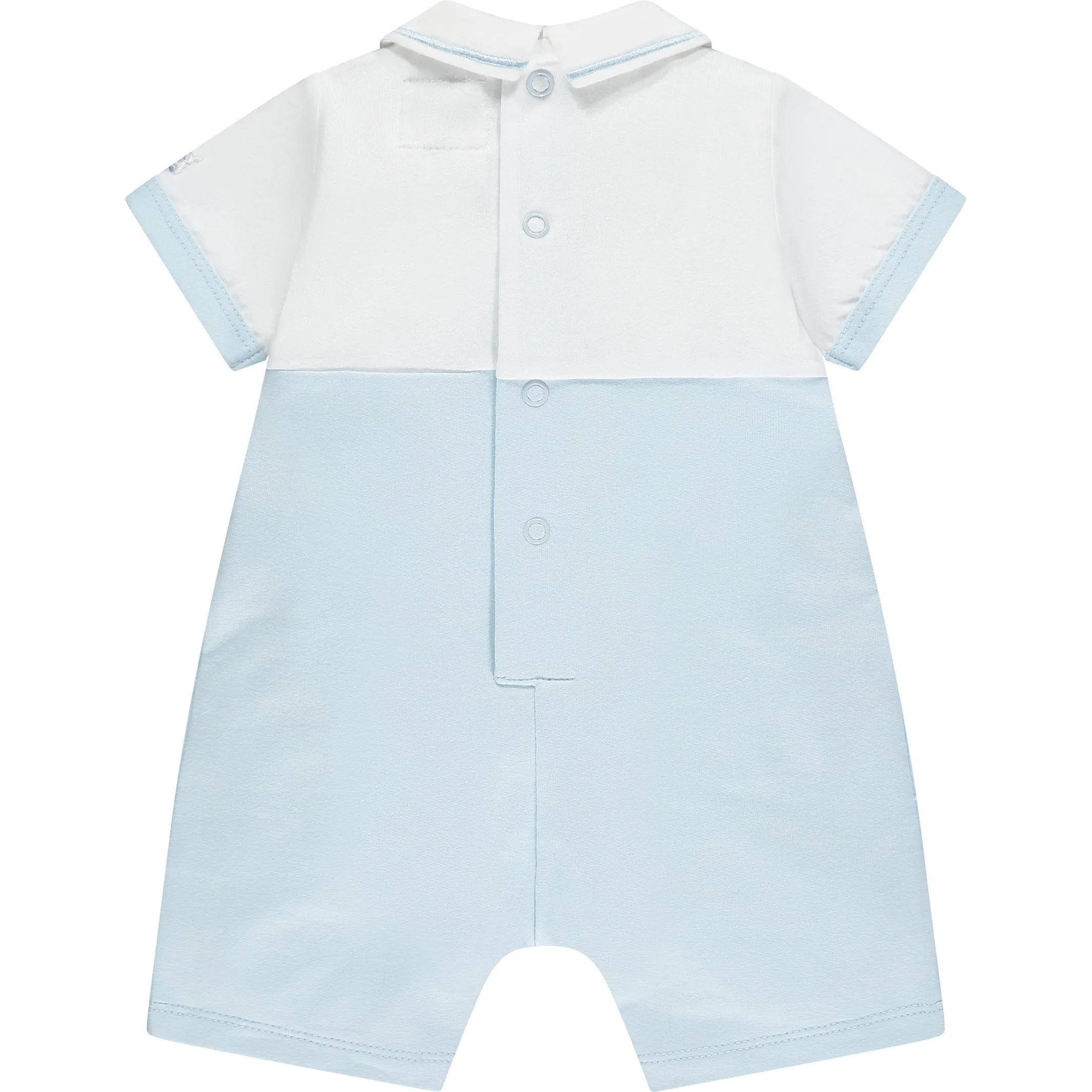 Devon Blue Baby Romper