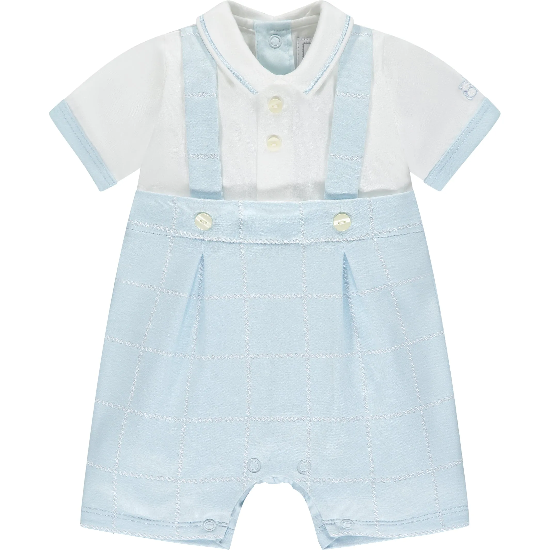 Devon Blue Baby Romper