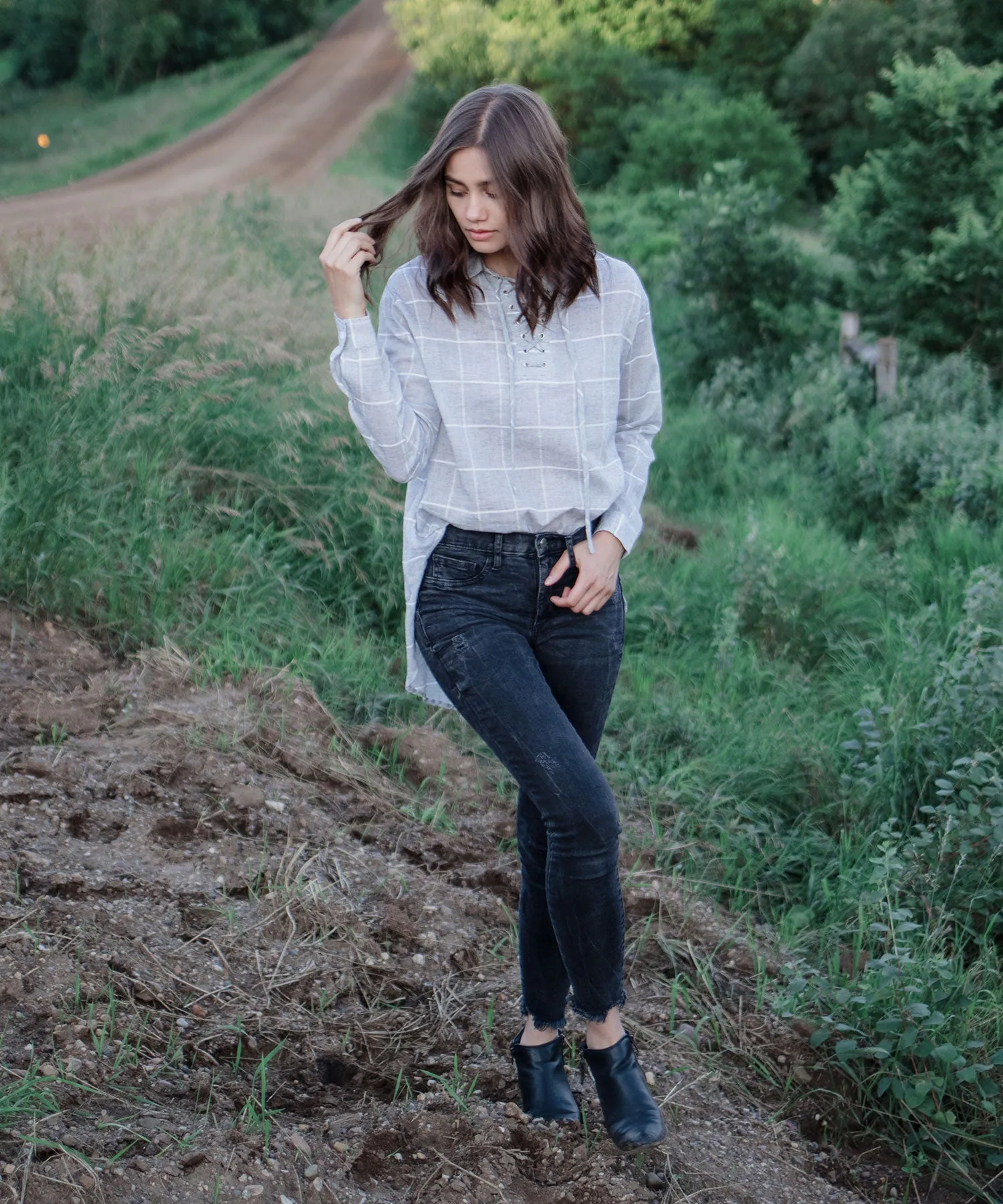 Devon Collared Top