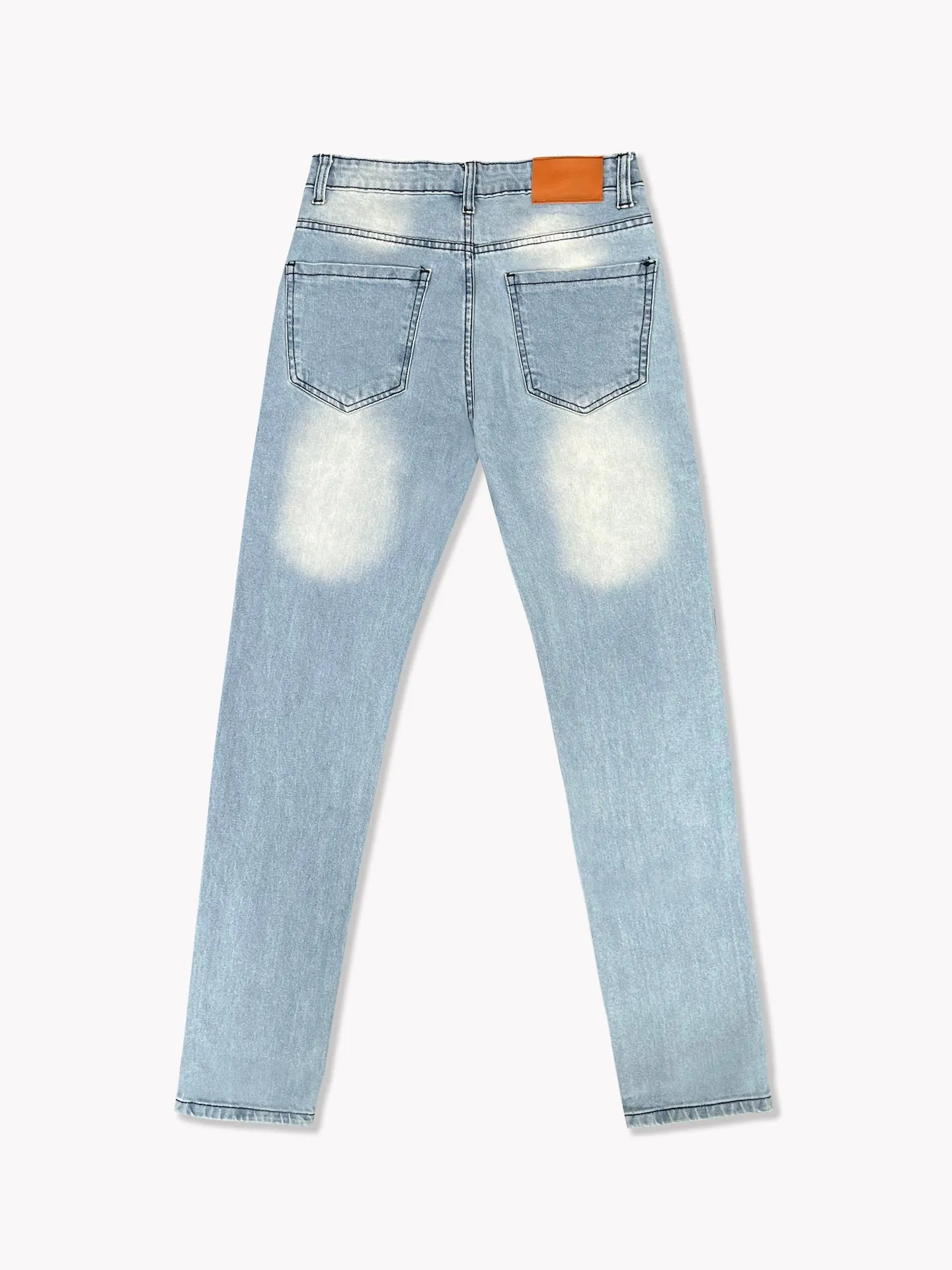 Distressed Denim-Light Wash