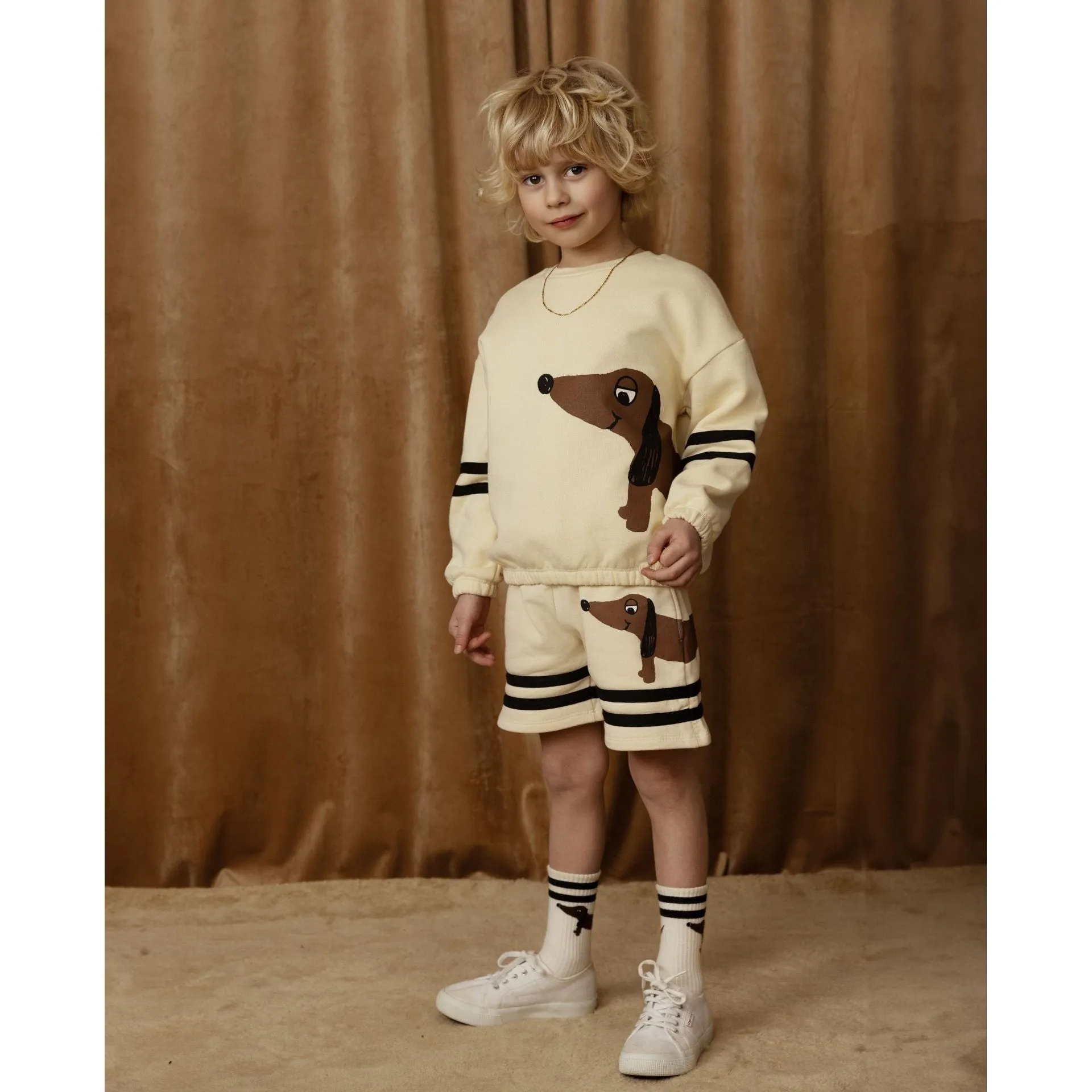 Dog Sp Stripes Sweatshorts